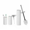 Bath Set White Plastic (8 Units)