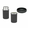 Bath Set Anthracite Plastic (12 Units)