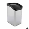 Rubbish bin Tipper truck Silver Plastic 12 L (6 Units)