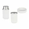 Bath Set White Plastic (12 Units)