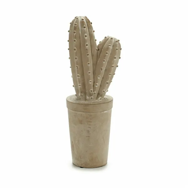 Decorative Garden Figure Cactus Stone 13 x 38 x 13 cm (3 Units)