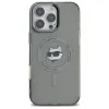 Karl Lagerfeld IML Metal Choupette Head MagSafe - Case for iPhone 16 Pro Max (black)