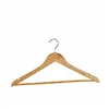 Set of Clothes Hangers Natural brown Wood 45.5 x 21,5 x 1 cm (4 Units)