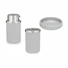 Bath Set Grey Plastic (12 Units)