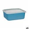 Storage Box with Lid Dark blue 14,5 x 7 x 19,5 cm (6 Units)