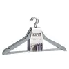 Set of Clothes Hangers Grey Wood (24 Units)