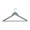 Set of Clothes Hangers Grey Wood (24 Units)