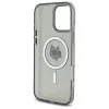 Karl Lagerfeld IML Metal Choupette Head MagSafe - Case for iPhone 16 Pro Max (black)