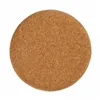 Pouffe Brown Cork MDF Wood 28 x 28 x 28 cm (4 Units)