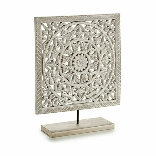 Decorative Figure Mandala White 7 x 35,5 x 30 cm (6 Units)