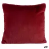 Cushion Maroon 40 x 2 x 40 cm (12 Units)