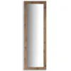 Wall mirror Brown Wood Glass 40 ,5 x 130,5 x 1,5 cm (2 Units)