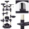 Multi-level cat house Springos PA1045 203 cm