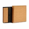 Decorative box Foldable Brown Cork MDF Wood 31 x 31 x 31 cm (4 Units)