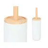 Toilet Brush White Wood Resin 10,2 x 38 x 10,2 cm (4 Units)