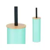 Toilet Brush Mint Metal Bamboo Plastic 9,5 X 27 X 9,5 cm (6 Units)