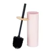 Toilet Brush Pink Metal Bamboo Plastic 9,5 X 27 X 9,5 cm (6 Units)