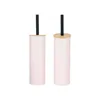 Toilet Brush Pink Metal Bamboo Plastic 9,5 X 27 X 9,5 cm (6 Units)