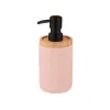 Soap Dispenser Pink Wood Resin Plastic (6 Units)