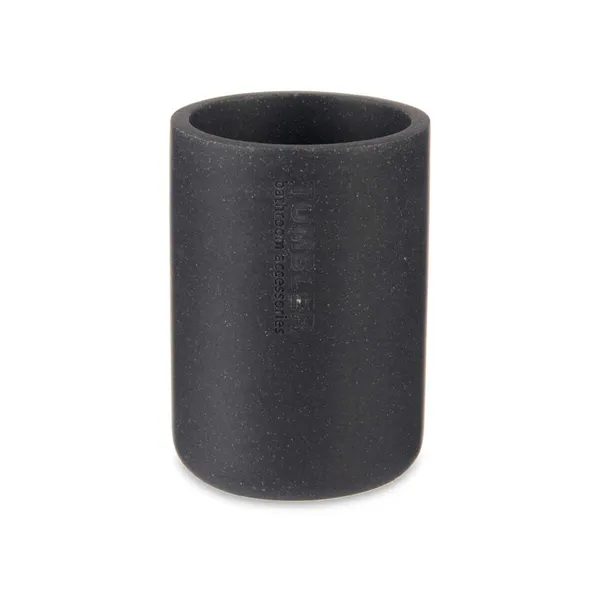 Toothbrush Holder Black Resin 7,8 x 10,5 x 7,8 cm (6 Units)