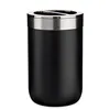 Toothbrush Holder Black Silver Plastic 7,7 x 11,2 x 7,7 cm (6 Units)