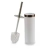 Toilet Brush White Silver Plastic 9,5 x 38,5 x 9,5 cm (6 Units)