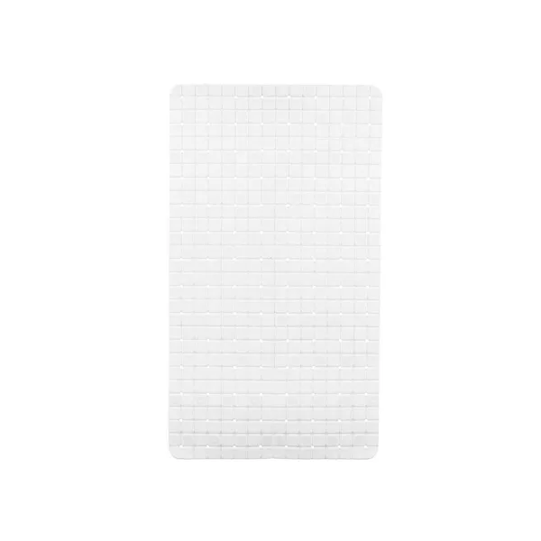 Non-slip Shower Mat Frames White PVC 67,7 x 38,5 x 0,7 cm (6 Units)