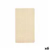 Non-slip Shower Mat Frames Beige PVC 67,7 x 38,5 x 0,7 cm (6 Units)