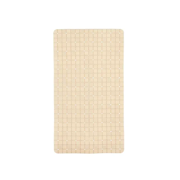 Non-slip Shower Mat Frames Beige PVC 67,7 x 38,5 x 0,7 cm (6 Units)