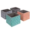 Set of Planters Fiore Cement Squared 14 x 14 x 12 cm (4 Units)