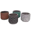 Set of Planters Fiore Cement 14 x 14 x 12 cm (4 Units)