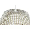 Ceiling Light DKD Home Decor White Natural Light brown Crystal 50 W 70 x 70 x 20 cm