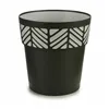 Self-watering flowerpot Stefanplast Orfeo Anthracite Plastic 25 x 25 x 25 cm (6 Units)