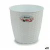 Planter Stefanplast White Plastic 19 x 17,5 x 19 cm (12 Units)