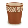 Self-watering flowerpot Stefanplast Orfeo Terracotta Plastic 15 x 15 x 15 cm (12 Units)