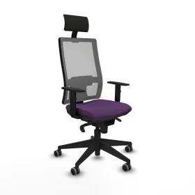 Office Chair with Headrest Piqueras y Crespo 1D066G1 Purple