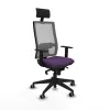 Office Chair with Headrest Piqueras y Crespo 1D066G1 Purple