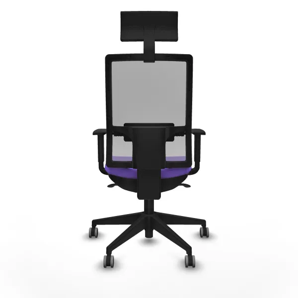 Office Chair with Headrest Piqueras y Crespo 1D066G1 Lilac