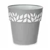 Self-watering flowerpot Stefanplast Cloe Grey Plastic 29 x 29 x 29 cm (6 Units)