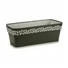 Self-watering planter Stefanplast Cloe Anthracite Plastic 49,5 x 17 x 19 cm (12 Units)