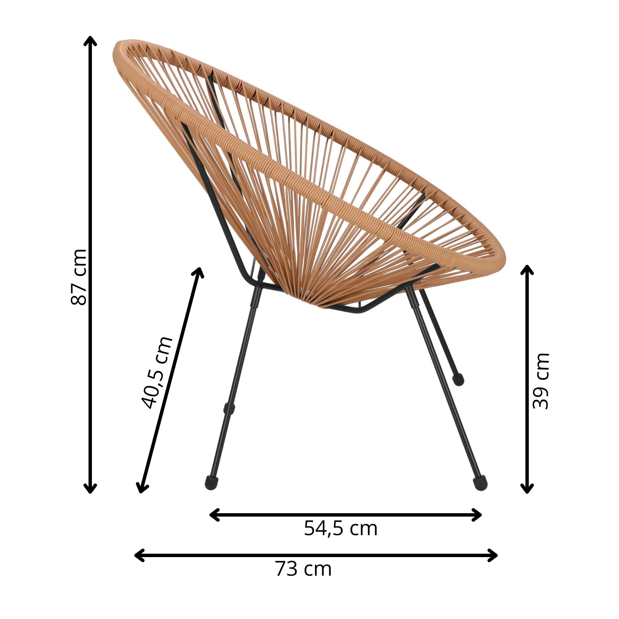 Dārza krēsls Springos GF0084 72 X 82 X 85 CM | Pirkt tiešsaistē — Megaluks