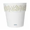 Self-watering flowerpot Stefanplast Gaia White Plastic 29 x 29 x 29 cm (6 Units)