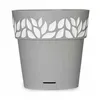 Self-watering flowerpot Stefanplast Cloe Grey Plastic 19 x 19 x 19 cm (12 Units)