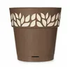 Self-watering flowerpot Stefanplast Cloe Brown Plastic 25 x 25 x 25 cm (6 Units)