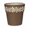 Self-watering flowerpot Stefanplast Gaia Brown Plastic 25 x 25 x 25 cm (6 Units)