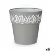 Self-watering flowerpot Stefanplast Gaia Grey Plastic 29 x 29 x 29 cm (6 Units)