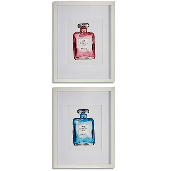 Painting CH Nº5 Perfume Glass Particleboard 33 x 3 x 43 cm (6 Units)