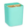 Toothbrush Holder Green Bamboo polypropylene 9 x 11 x 9 cm (6 Units)