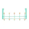 Door Coat Rack Green Wood Metal 35 x 17 x 15 cm (6 Units)