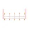 Door Coat Rack Pink Wood Metal 35 x 17 x 15 cm (6 Units)